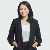 Confident Business Woman Wearing Professional Office Suit Isolated