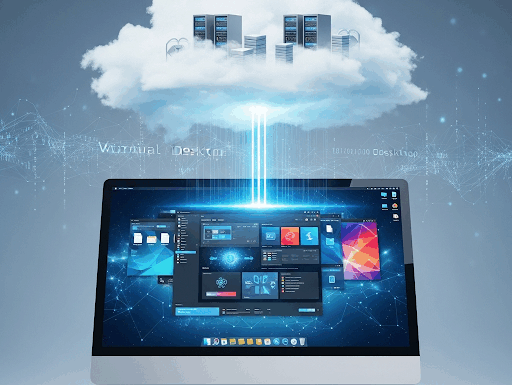 Virtual Desktop (máy tính để bàn ảo) là một môi trường máy tính được lưu trữ trên máy chủ trung tâm