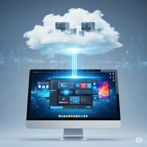 Virtual Desktop (máy tính để bàn ảo) là một môi trường máy tính được lưu trữ trên máy chủ trung tâm